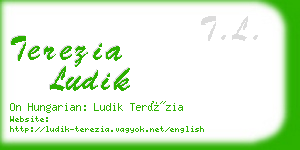 terezia ludik business card